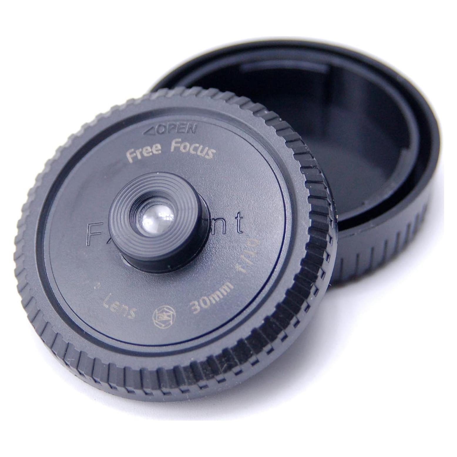 2023 Replacement Lens 30MM Camera Body Cap Lens Wide Angle Ultra Thin Focus Free for Fujifilm (FX Mount)