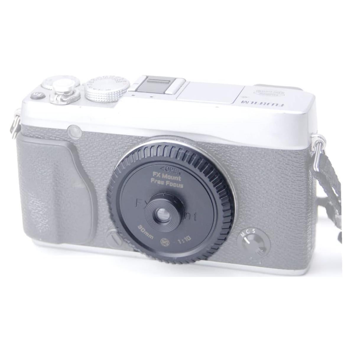 Body Cap Lens 30MM F10 Pancake Lens Wide Angle Ultra Thin Focus Free for Fujifilm (FX Mount) Accessory Part