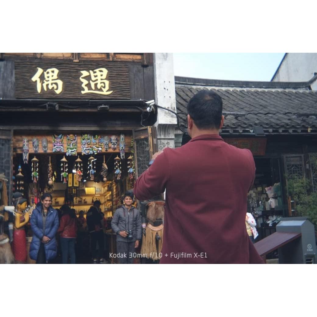 Body Cap Lens 30MM F10 Pancake Lens Wide Angle Ultra Thin Focus Free for Fujifilm (FX Mount) Accessory Part