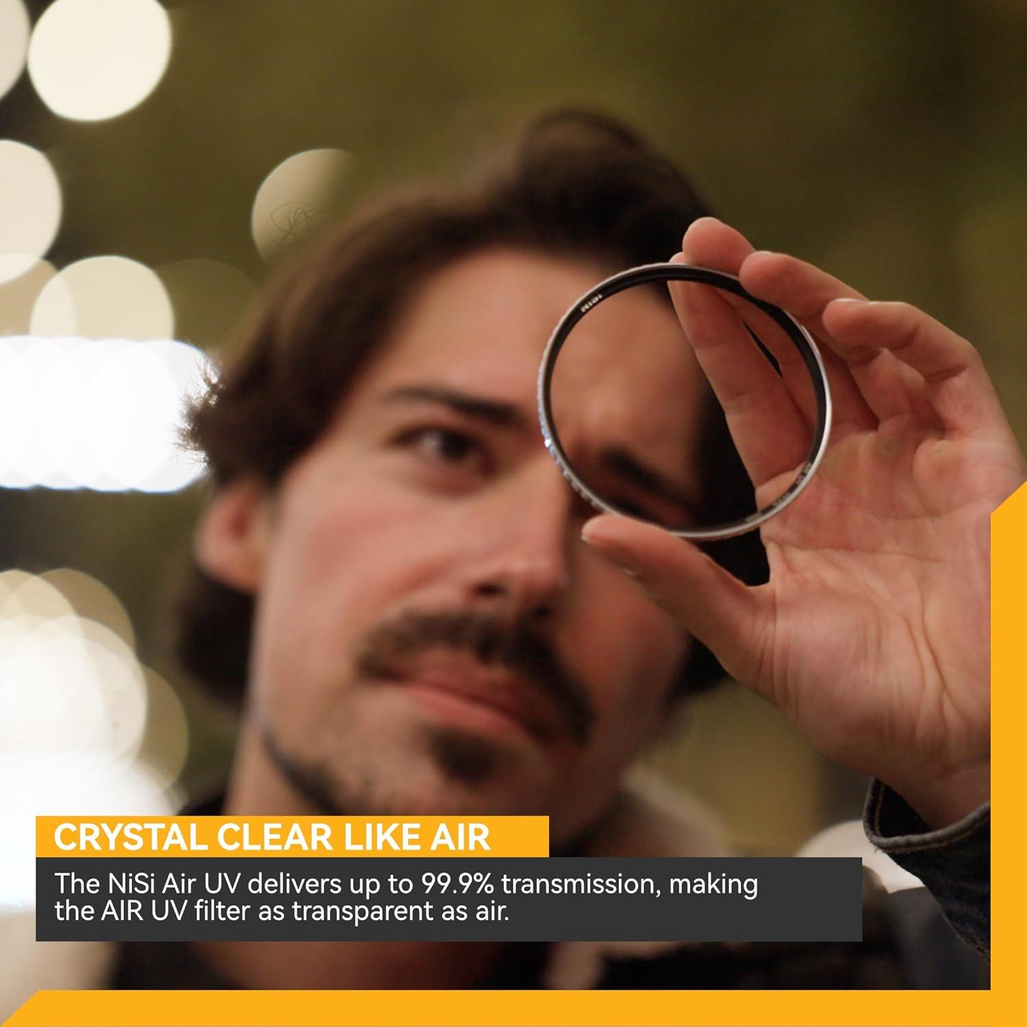 Filtro UV Air NiSi 82mm - 99.9% Transmisión, Resistente a Rayones