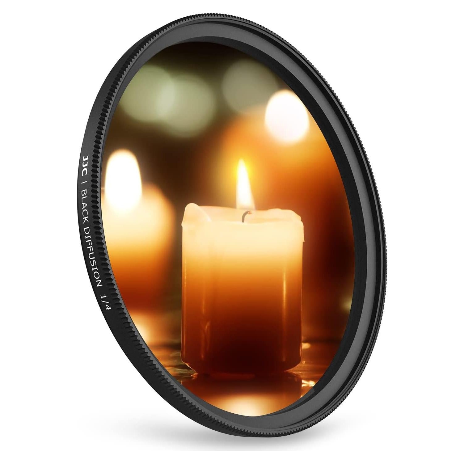 Filtro de Difusión Negra 1/4 JJC 52mm para Fotografía y Video
