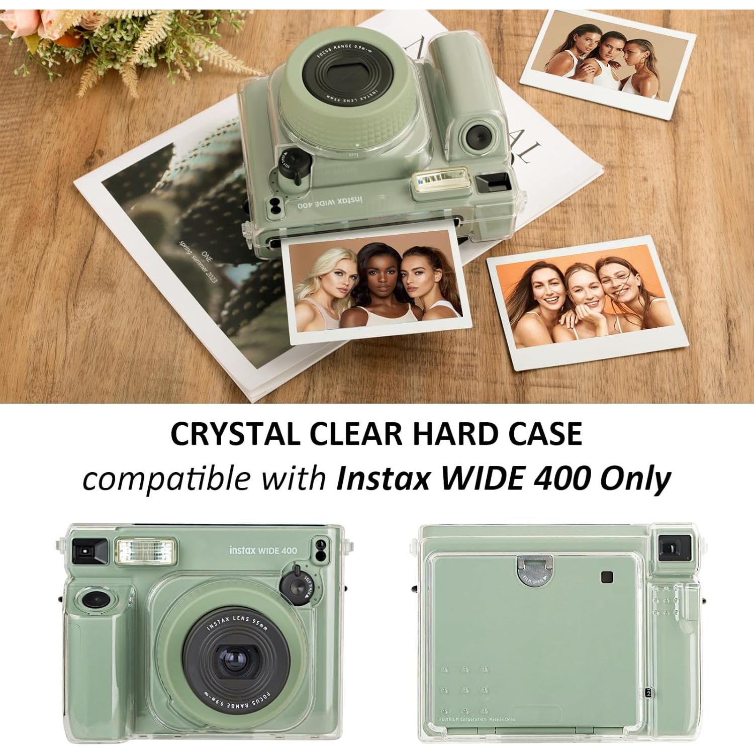 Funda Clara Ancha para Fujifilm Instax Wide 400 con Correa