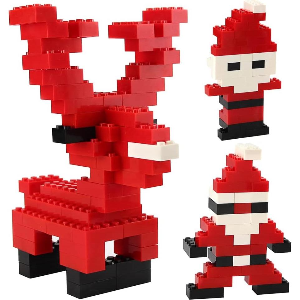 Ladrillos de Construcción Feleph 100 Piezas Rojas 2x4