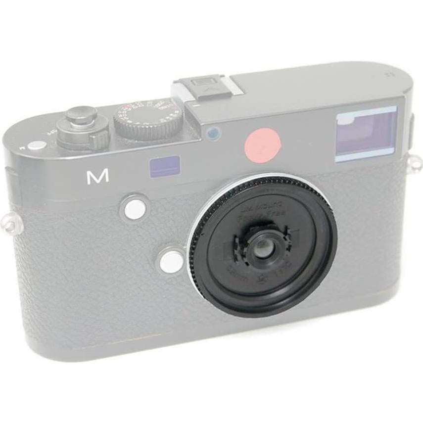 32MM Body Cap Resin Lens F10 Pancake Lens Wide Angle Ultra Thin Focus Free Replacement for Leica (M LM Mount)