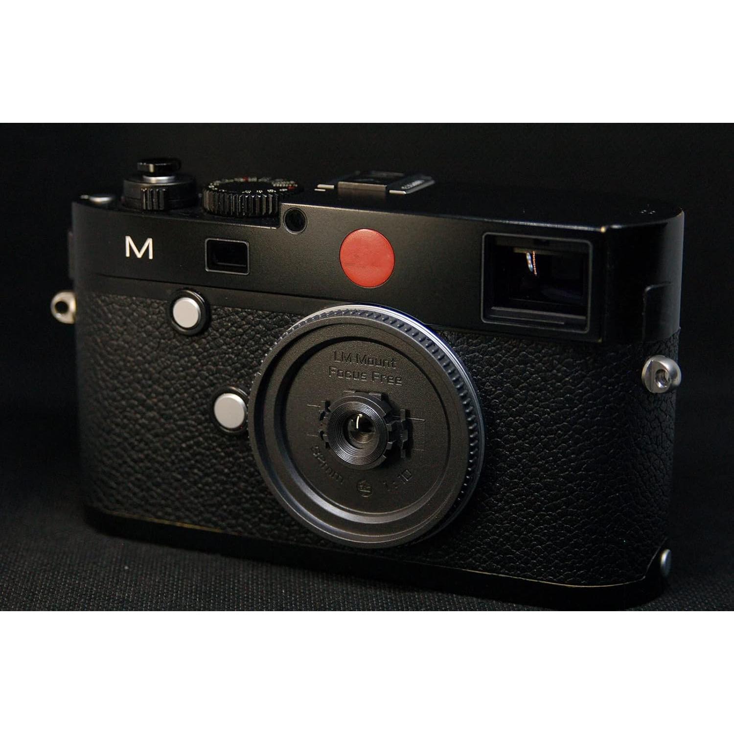 Body Cap Lens 32MM F10 Pancake Lens Wide Angle Ultra Thin Focus Free for Leica (M LM Mount) Accessory Part