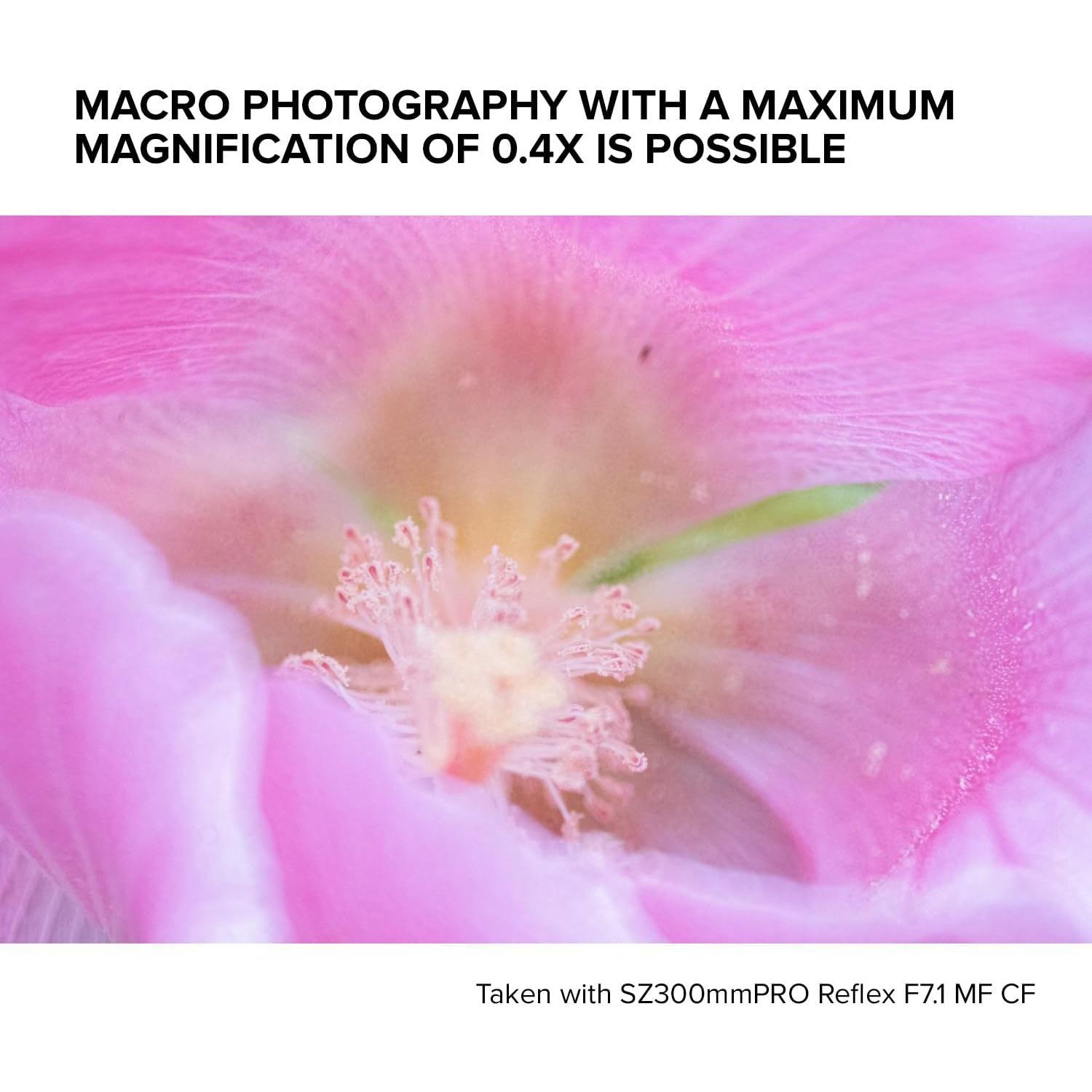 Teleobjetivo catadióptrico Tokina SZ-Pro 300mm F7.1 para Canon EF-M