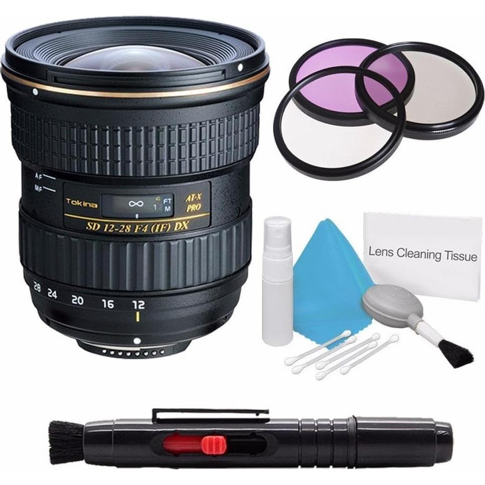 Lente Tokina 12-28mm f/4.0 AT-X Pro para Canon + Kit de Limpieza