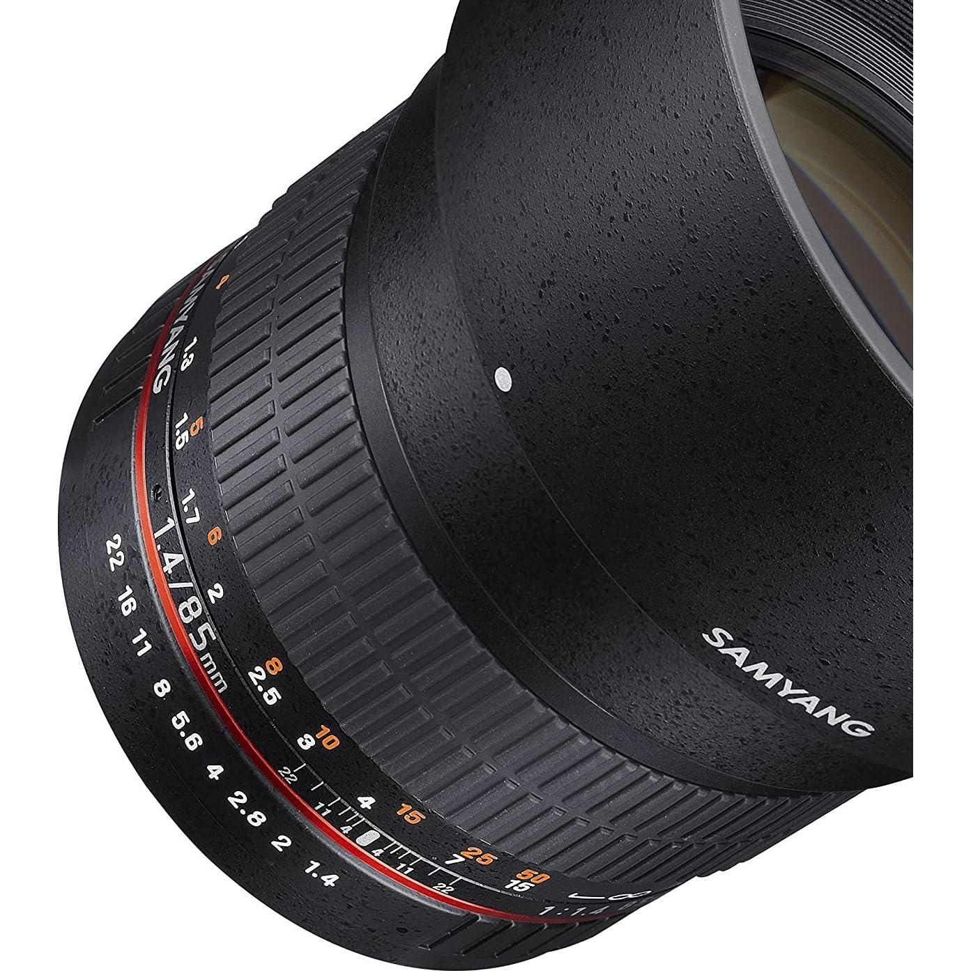 Lente Samyang 85mm F1.4 para Cámaras Fuji X - Enfoque Manual