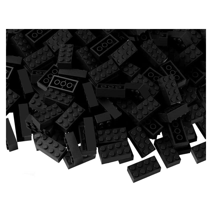 Ladrillos de Construcción Feleph 100 Piezas 2x4 Color Negro