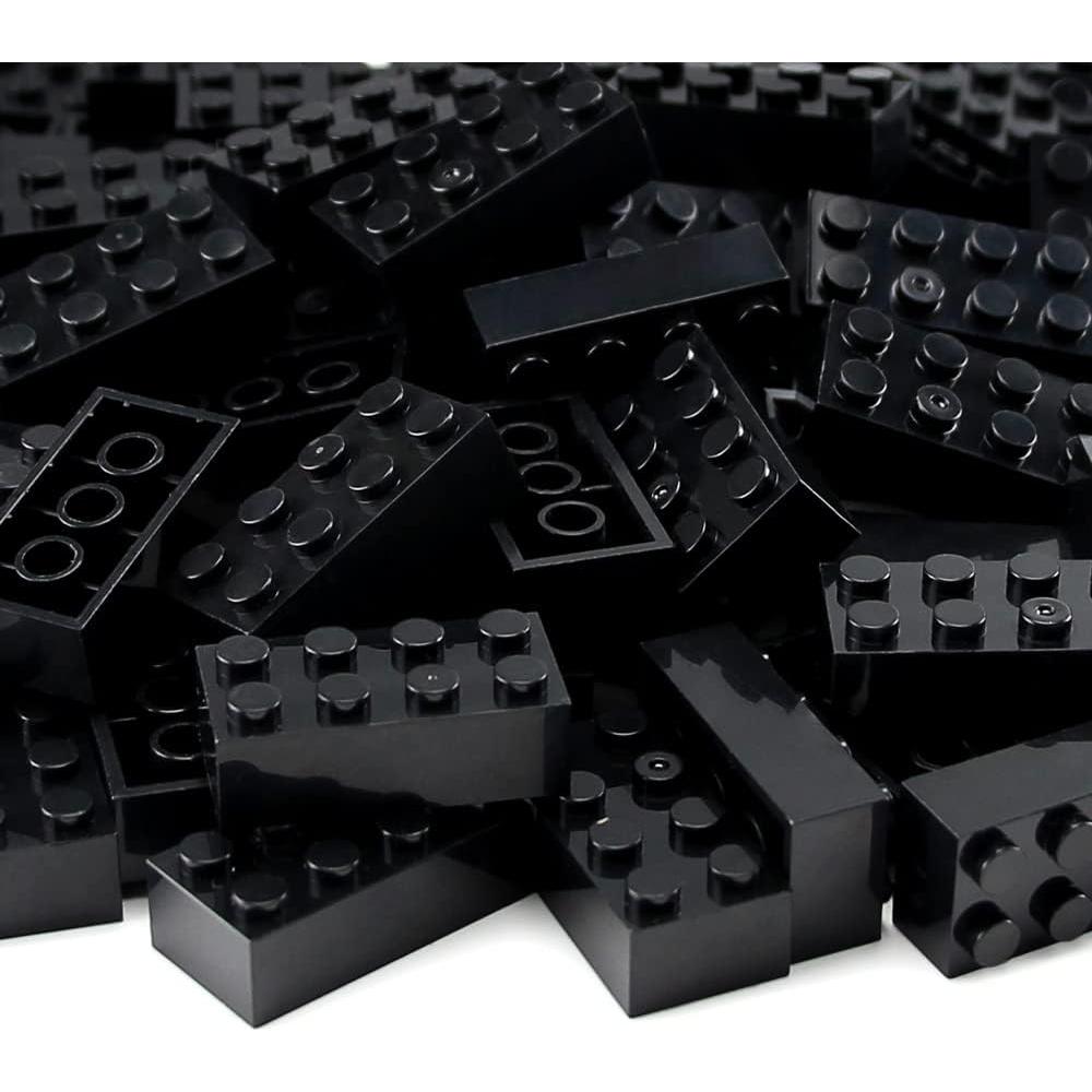 Ladrillos de Construcción Feleph 100 Piezas 2x4 Color Negro