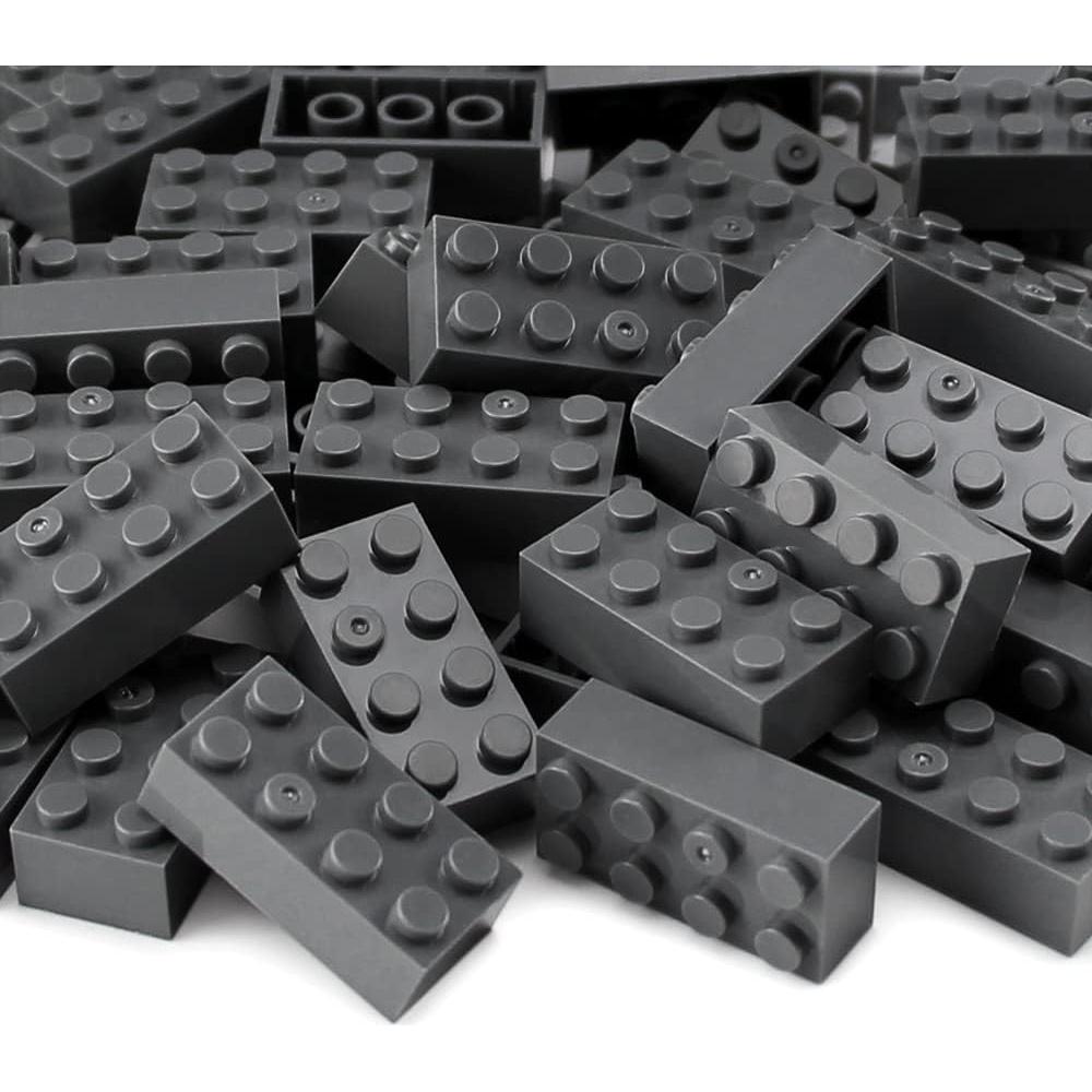 Bloques de Construcción Feleph 320 Piezas Gris Oscuro