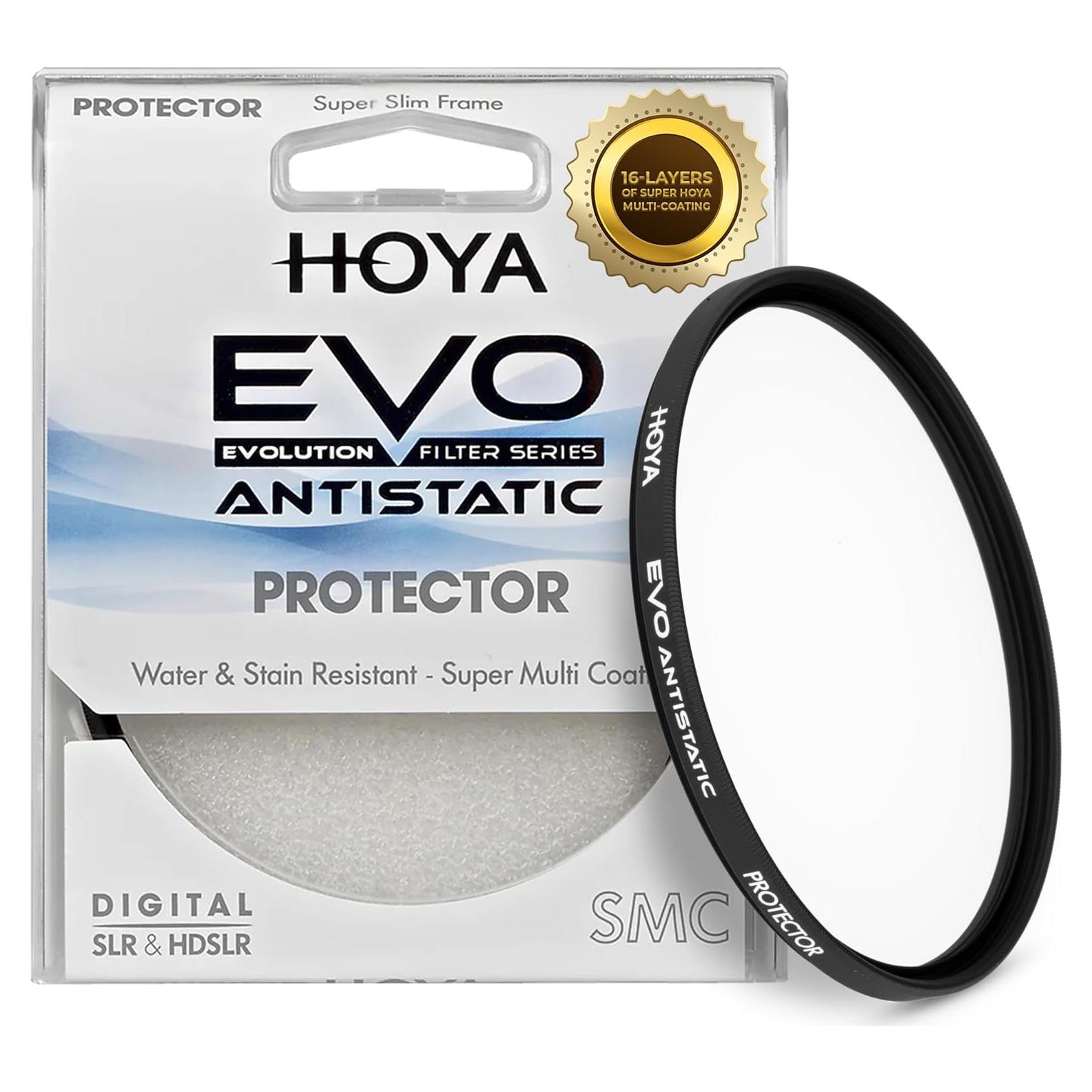 Filtro Antiestático Hoya EVO 55mm - Vidrio Óptico Premium