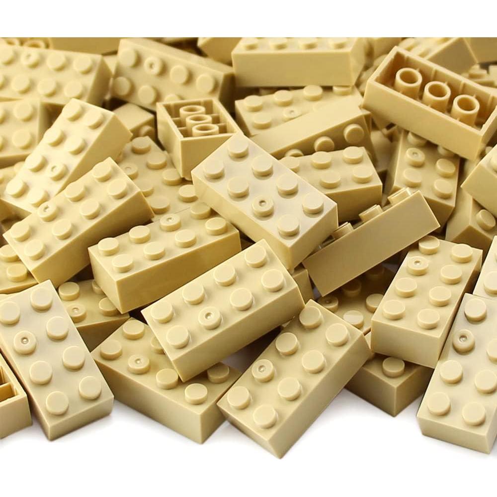 Ladrillos de Construcción Feleph 100 Piezas Color Tan