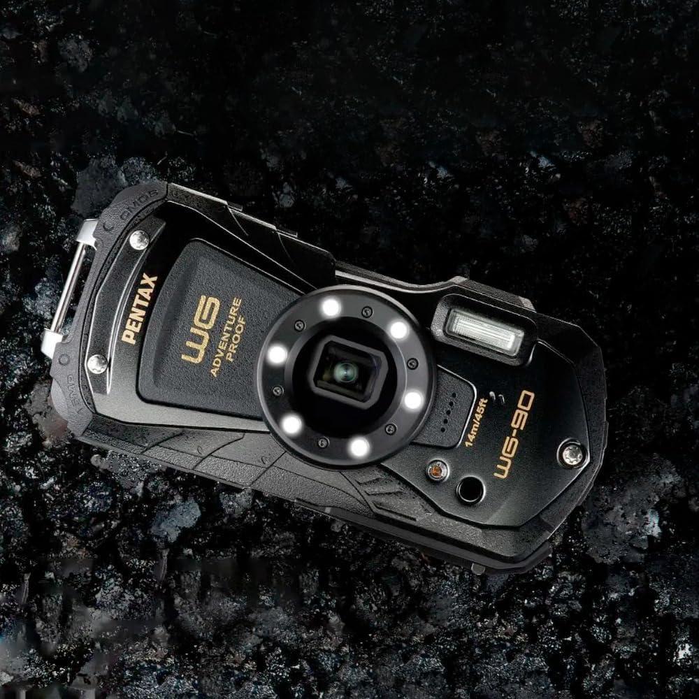 Cámara Compacta RICOH PENTAX WG-90 Negra Resistente al Agua