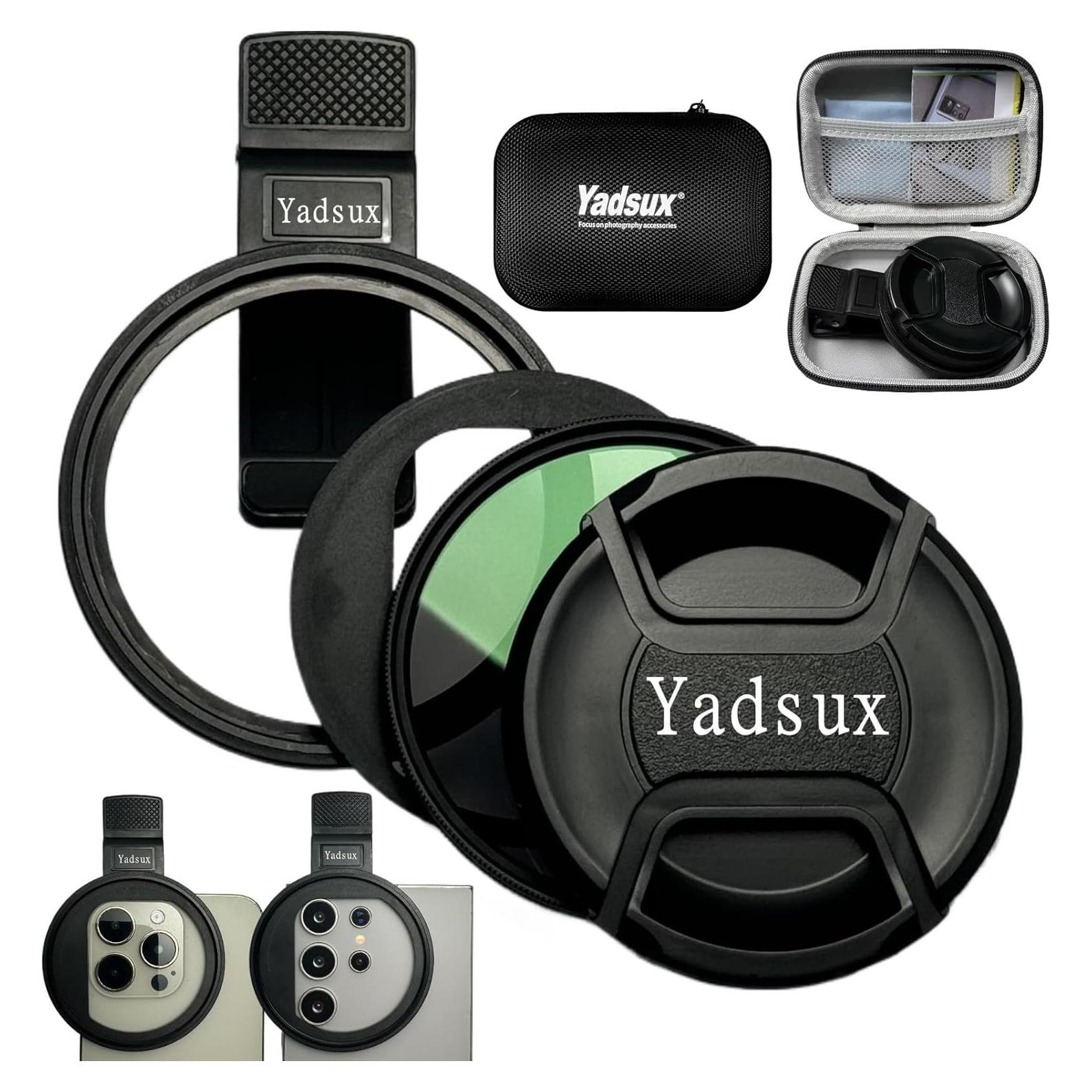 Filtro de Polarizador CPL 67 mm para Smartphones - Clip Universal