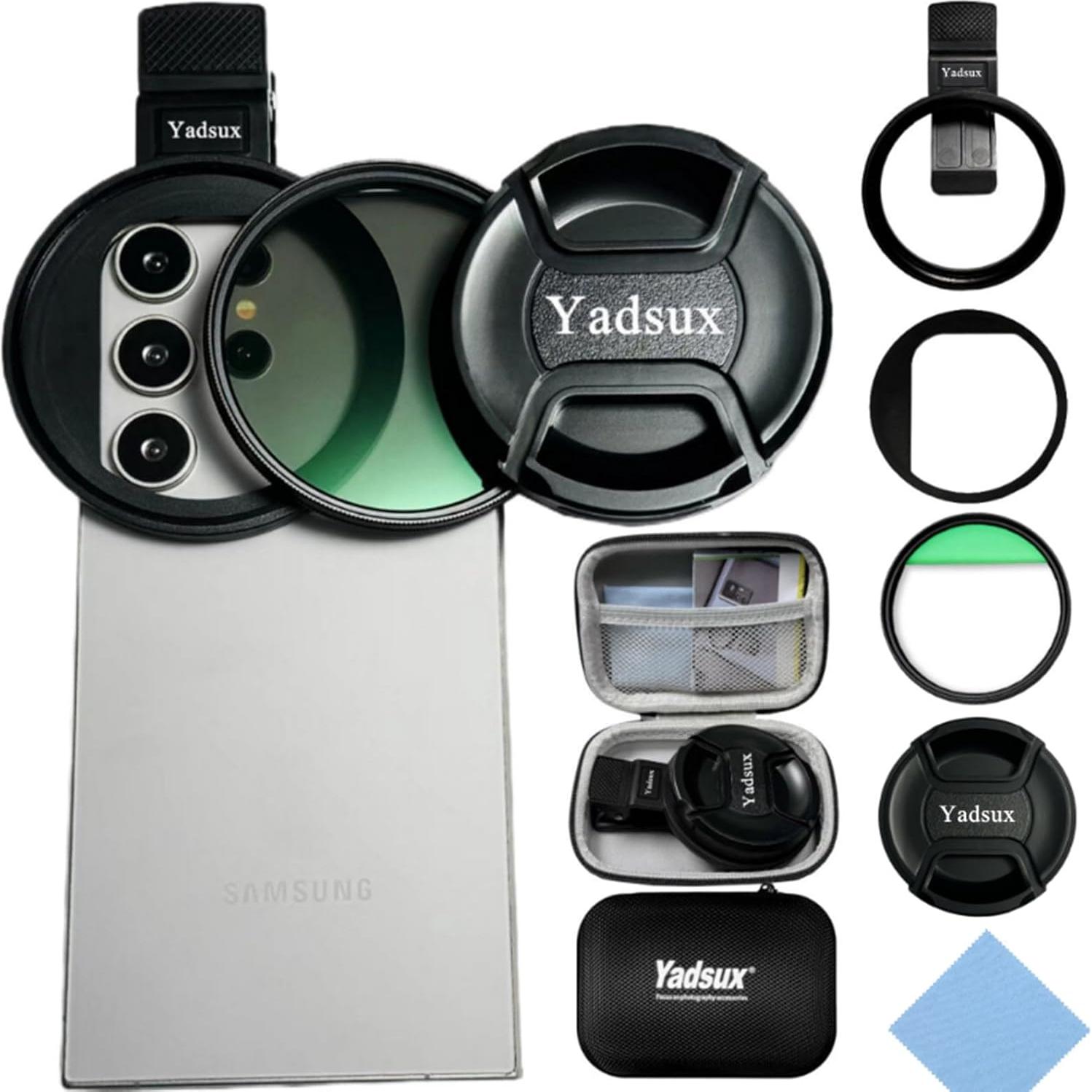 Filtro de Polarizador CPL 67 mm para Smartphones - Clip Universal