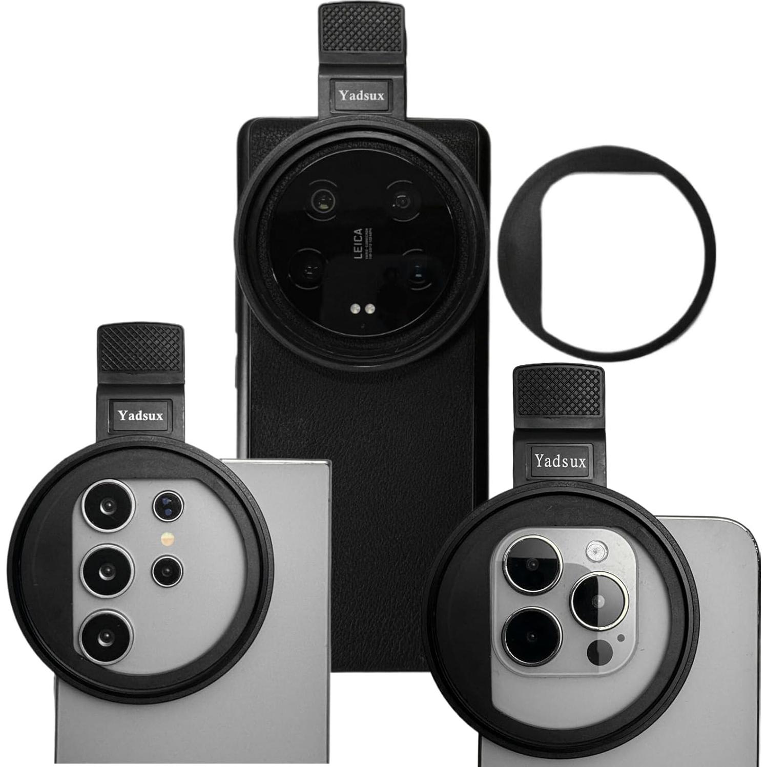 Filtro de Polarizador CPL 67 mm para Smartphones - Clip Universal