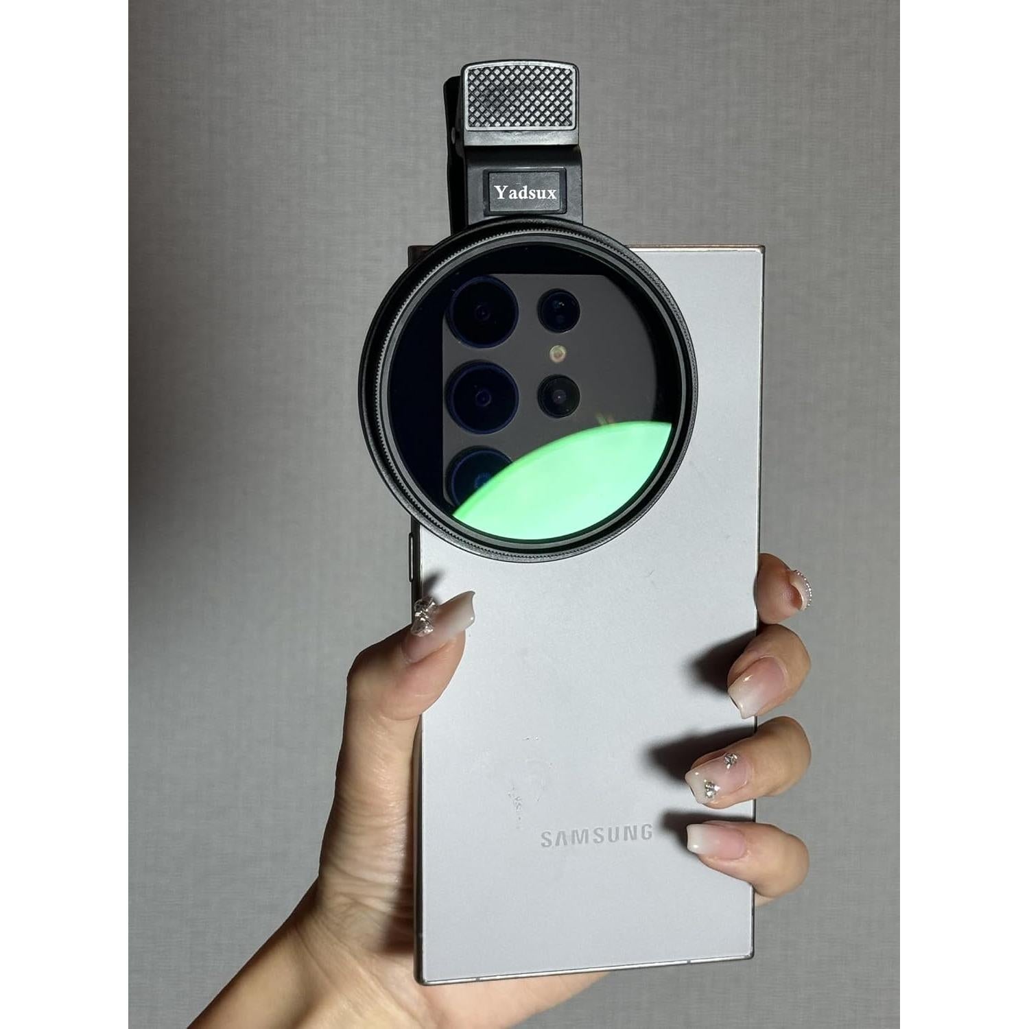 Filtro de Polarizador CPL 67 mm para Smartphones - Clip Universal