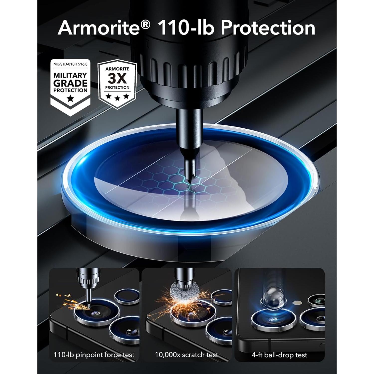 Protector de Lente de Cámara ESR para Samsung Galaxy S25 Ultra