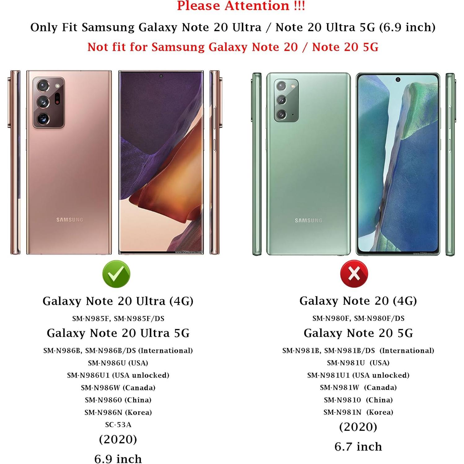 Funda Samsung Galaxy Note 20 Ultra 5G Grado Militar con Soporte