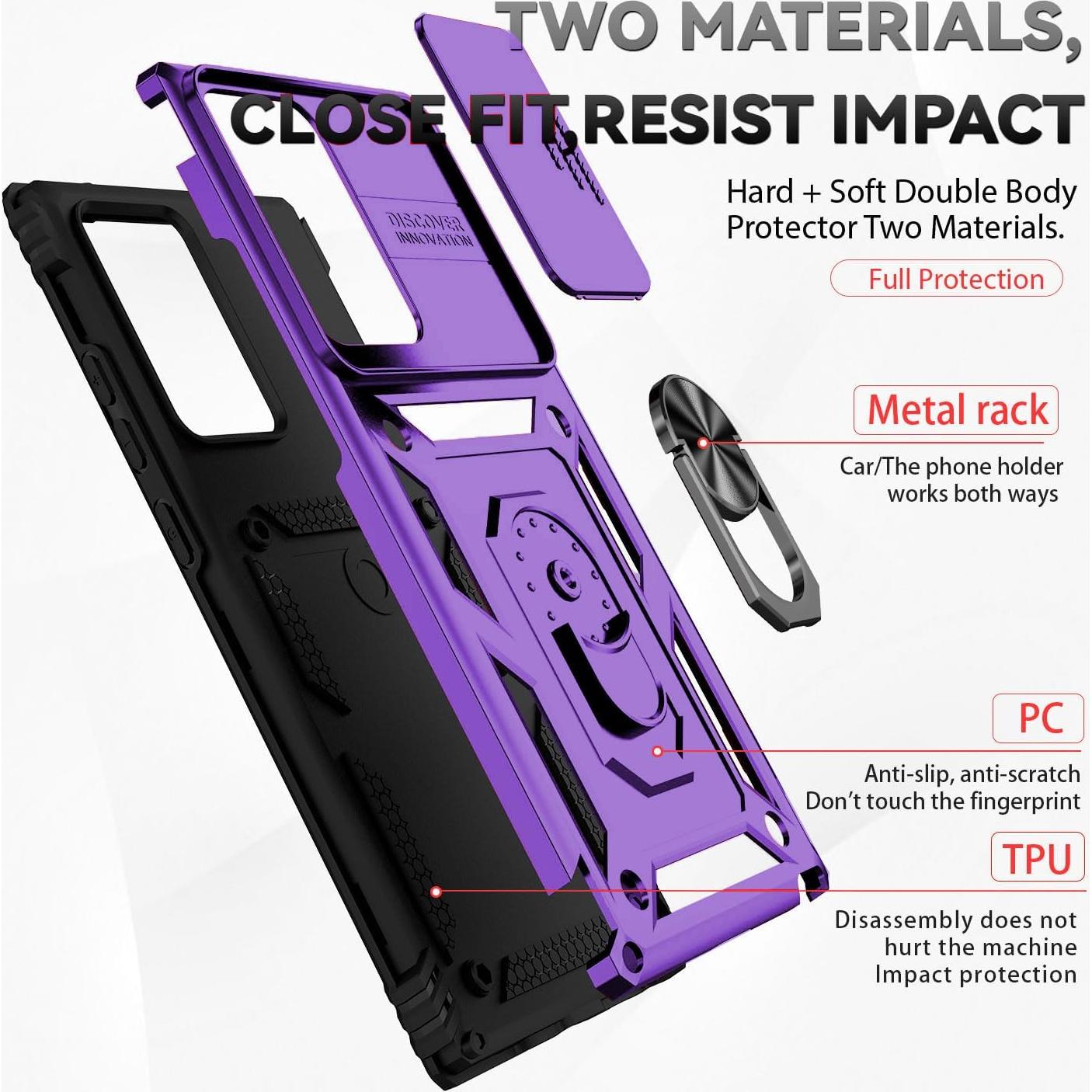 Funda Samsung Galaxy Note 20 Ultra 5G Grado Militar con Soporte