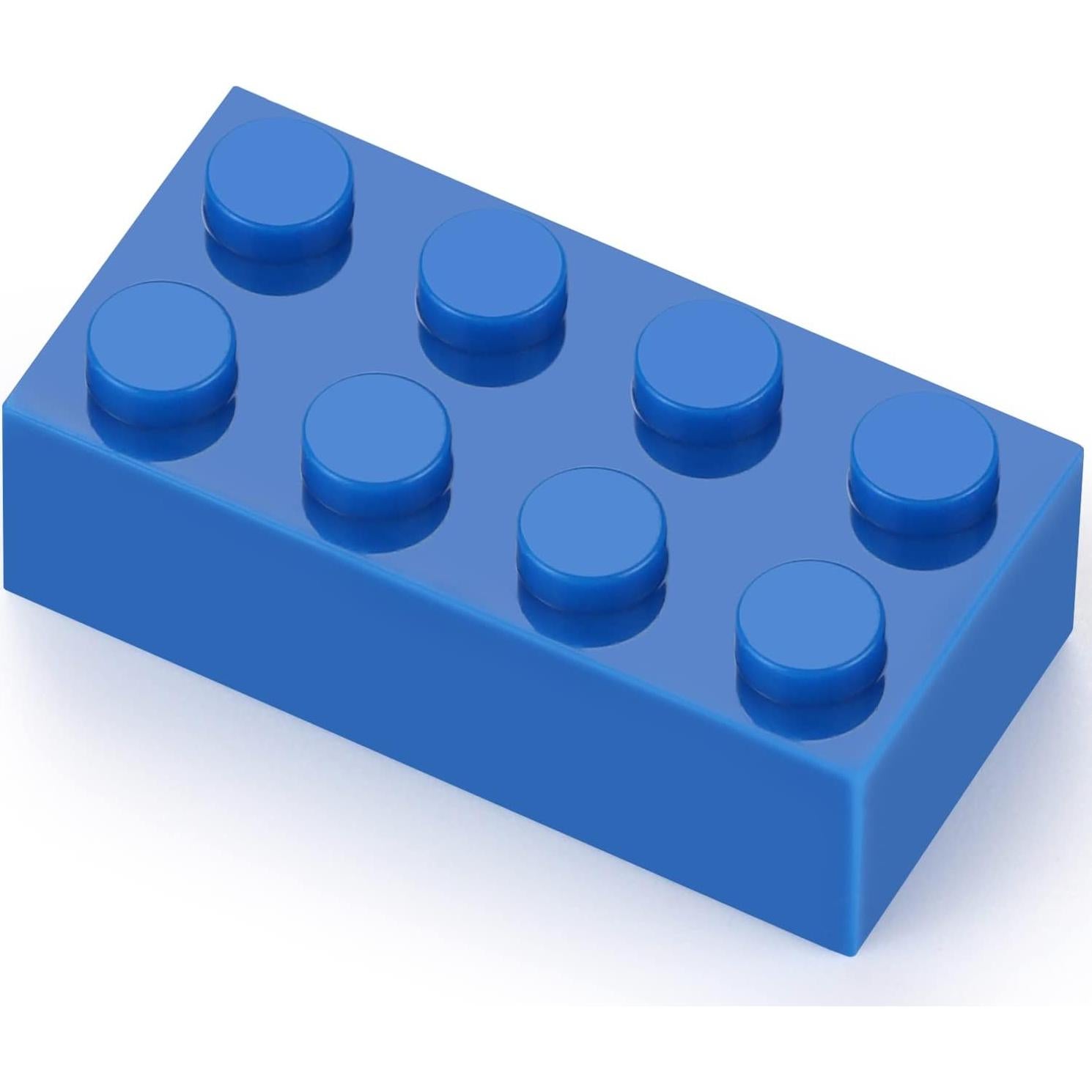 Bloques de Construcción Feleph 320 Piezas 2x4 Azul