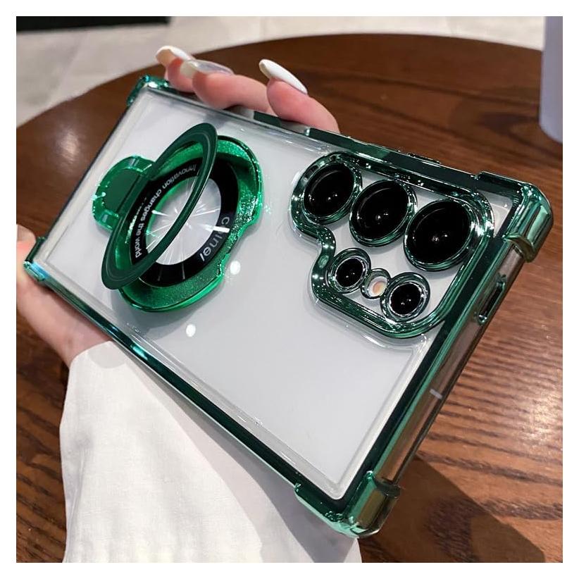 Funda Militar Verde LOOBIVAL para Samsung Note 20 con Soporte