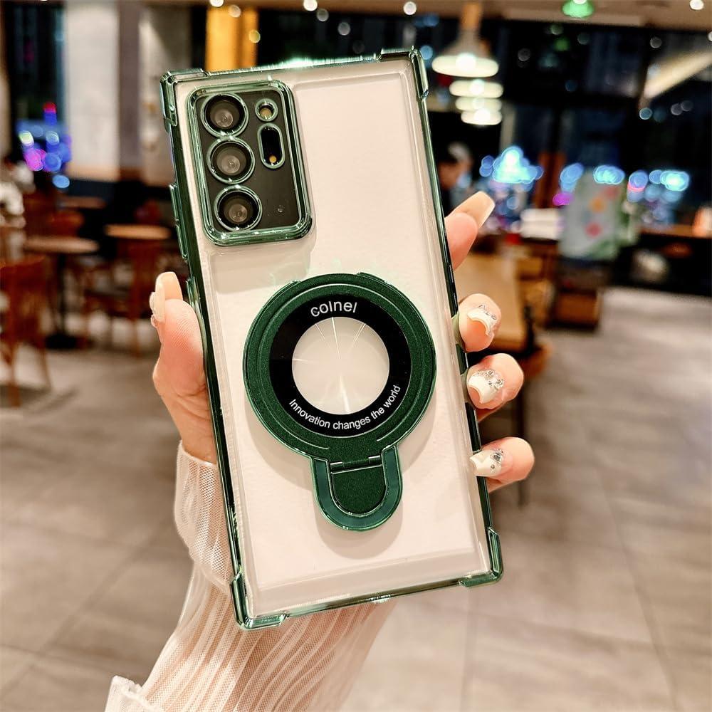 Funda Militar Verde LOOBIVAL para Samsung Note 20 con Soporte