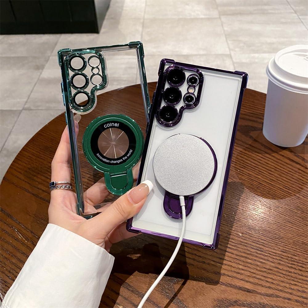 Funda Militar Verde LOOBIVAL para Samsung Note 20 con Soporte