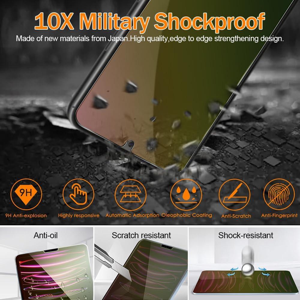 Protector de Pantalla Privacidad ELEYBTEH para Samsung Galaxy S25 Plus