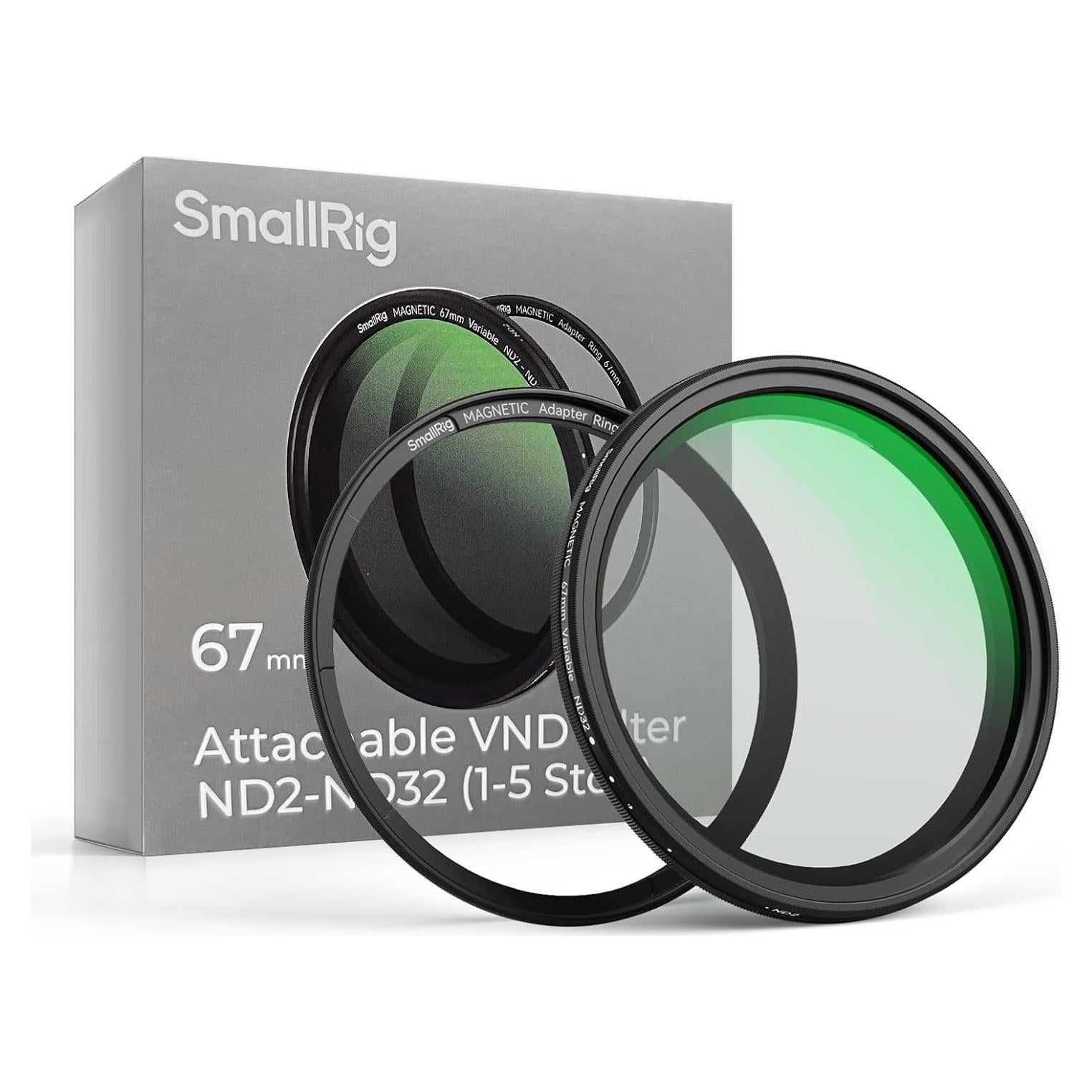 Filtro ND Variable Magnético SmallRig 67mm ND2-ND32