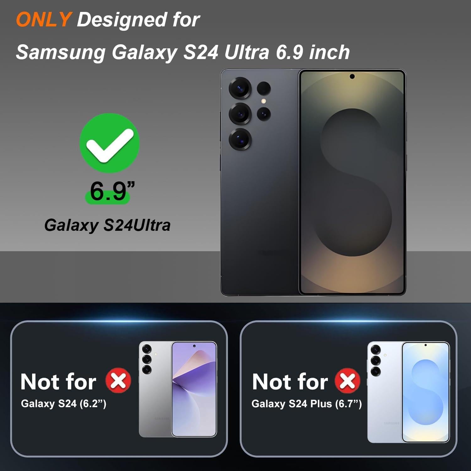 Funda TPU Iridiscente I-MGAE-IN-AR para Samsung S24 Ultra