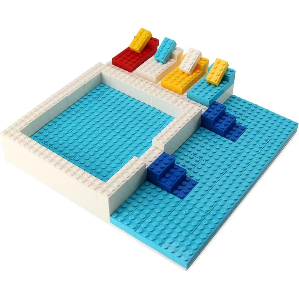 Ladrillos de Construcción Feleph 100 Piezas Azul 2x4