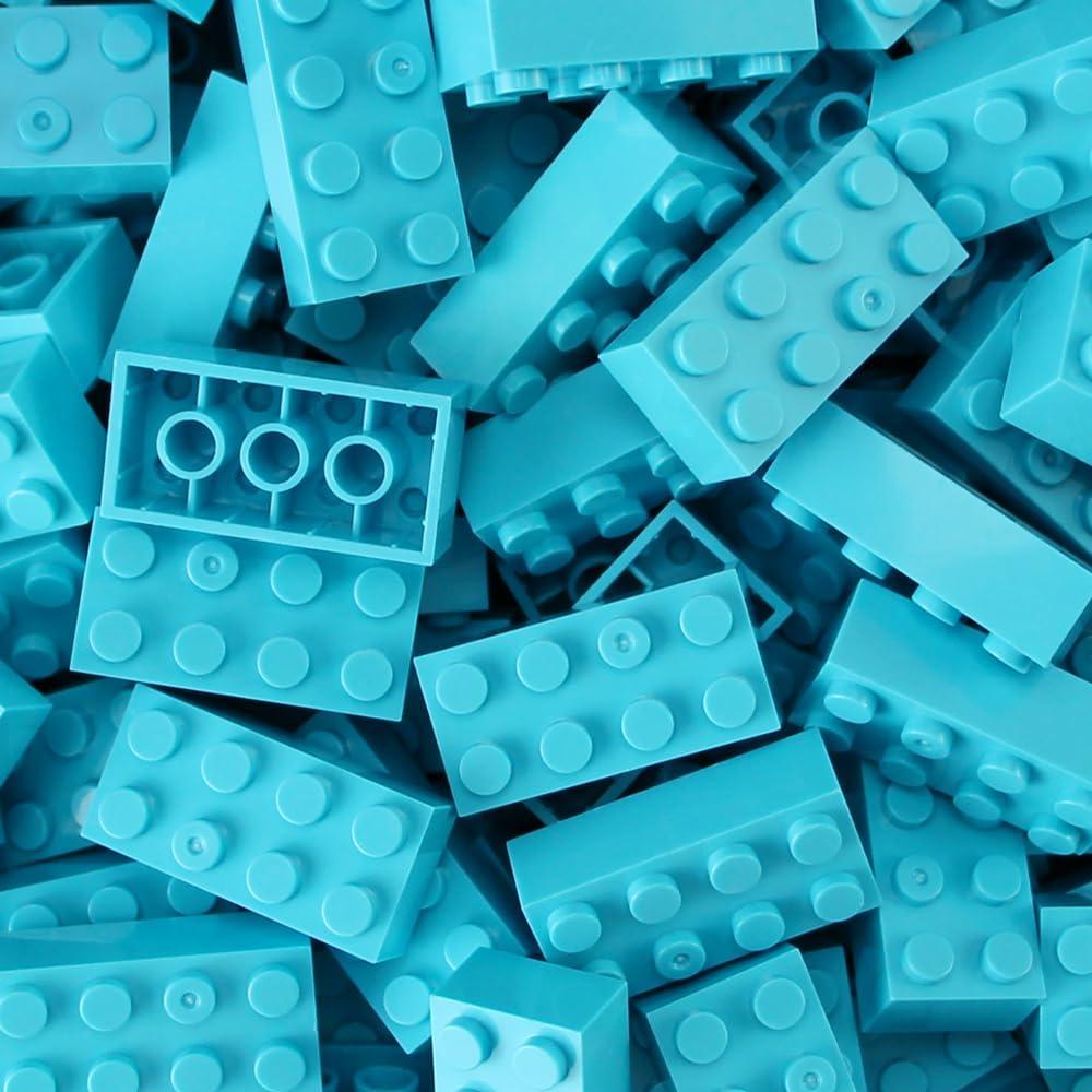 Ladrillos de Construcción Feleph 100 Piezas Azul 2x4