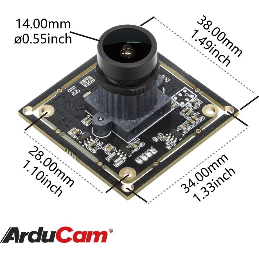 Cámara USB Arducam IMX291 2MP Gran Angular 160° 1080P