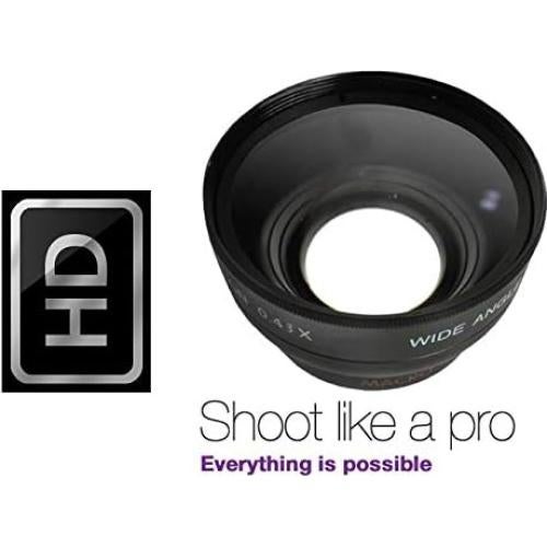 Lente Gran Angular HD Optics 52mm para Pentax K-r - Macro