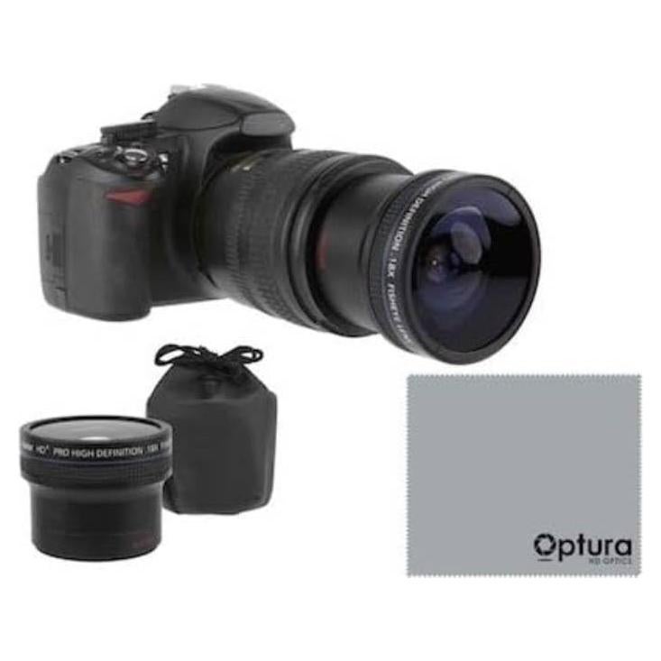 Lente Ojo de Pez Extremo 58MM OPTURA HD para Canon EOS