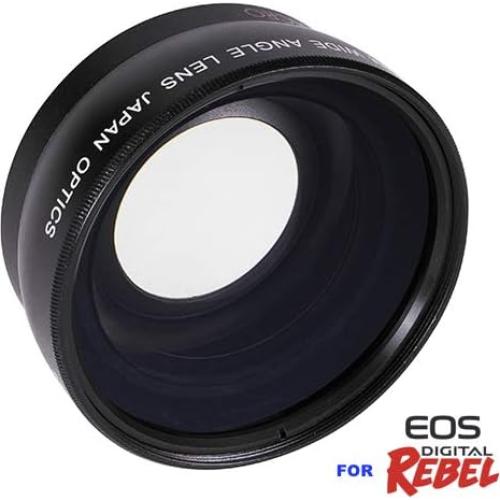 Lente Gran Angular + Macro HD OPTICS 0.43x para Canon