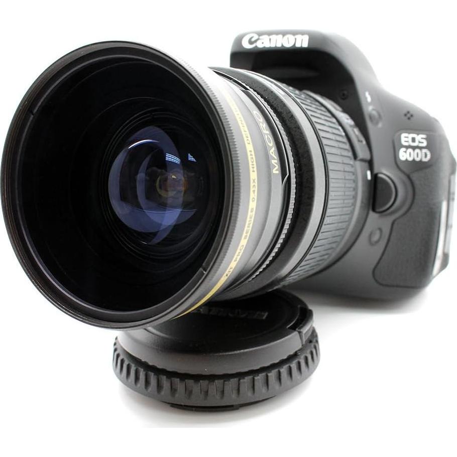 Lente Macro Gran Angular 58mm para Canon EOS Rebel T6 T5 T3 SL2 SL1