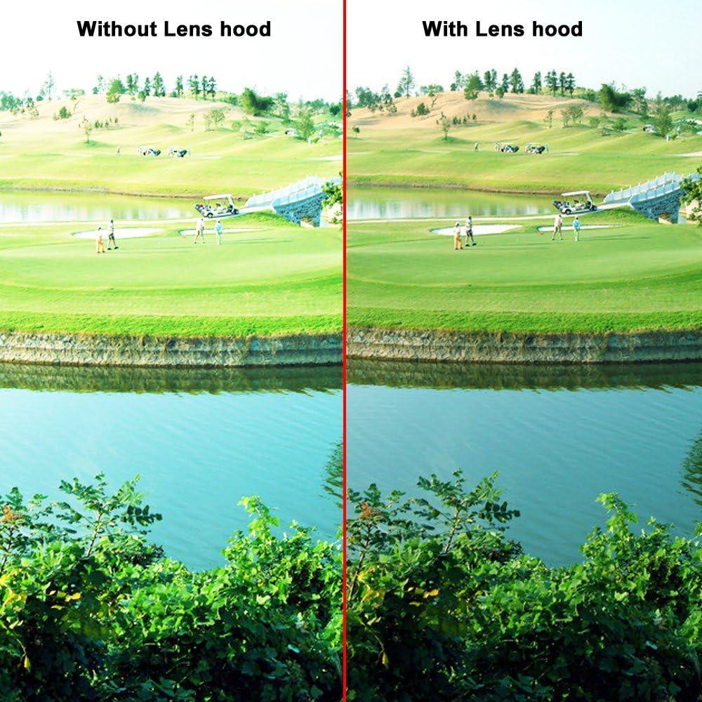 Capucha de Lente SIOTI 58mm Aluminio Antirreflectante