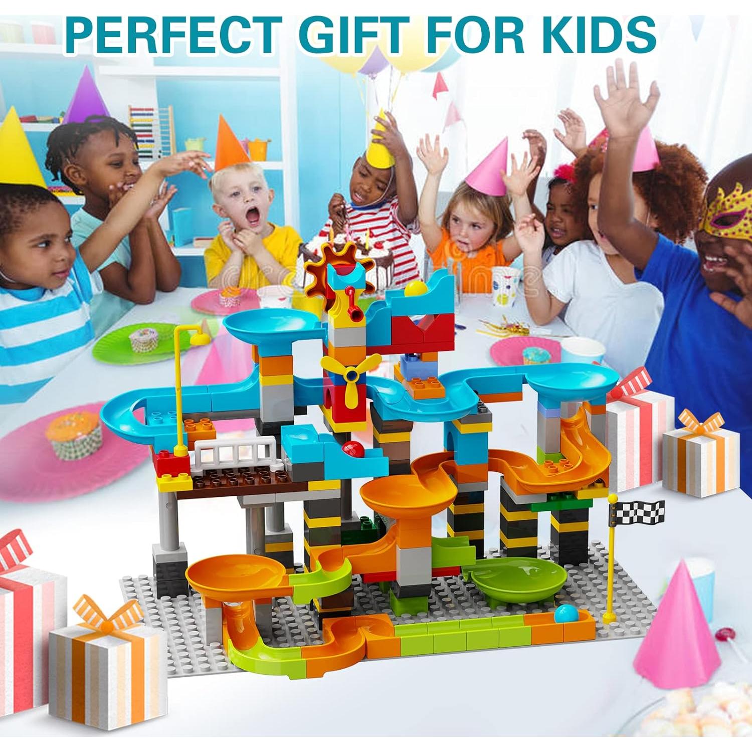 Juguete Carrera de Canicas JIXIn 164 Piezas 3 en 1