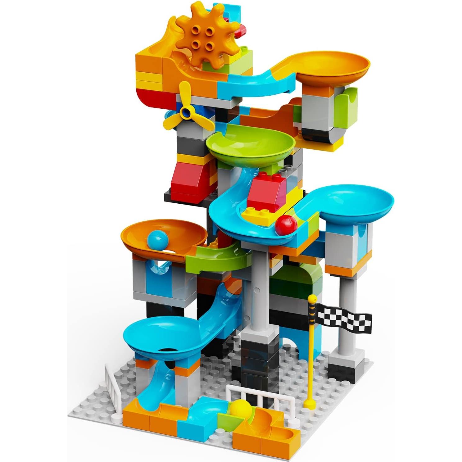 Juguete Carrera de Canicas JIXIn 164 Piezas 3 en 1