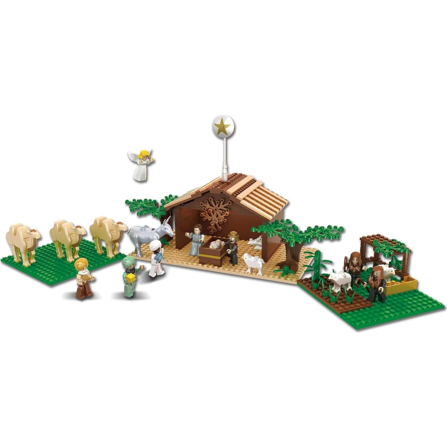 Juego de Nacimiento Tradicional Nativity Bricks 315 Piezas