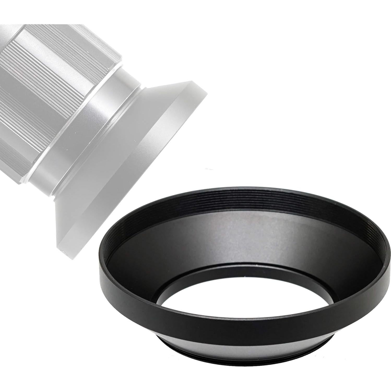 Capucha de lente de metal 37mm para Canon, Nikon, Sony