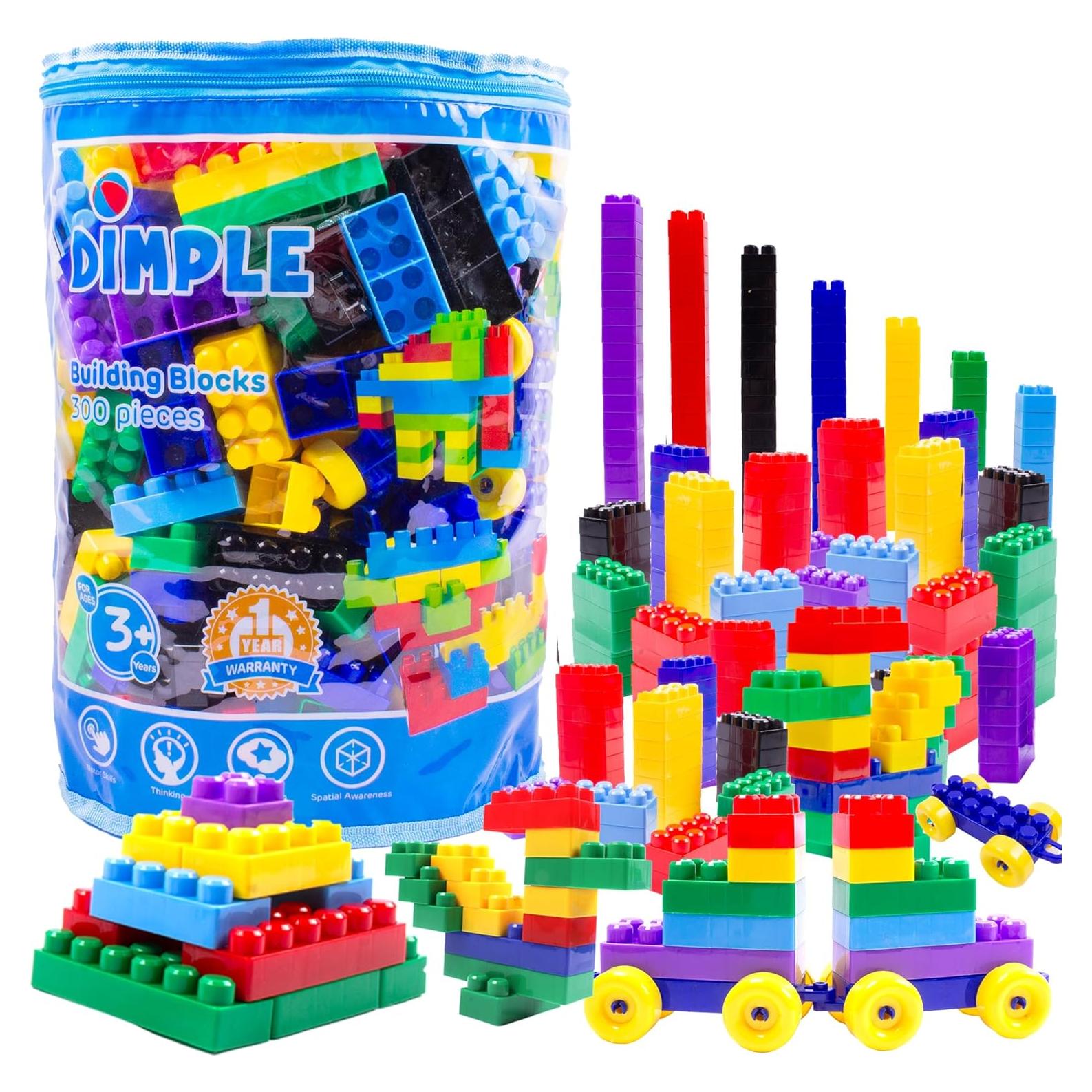 Bloques de Construcción Dimple 300 Piezas Juguetes Educativos