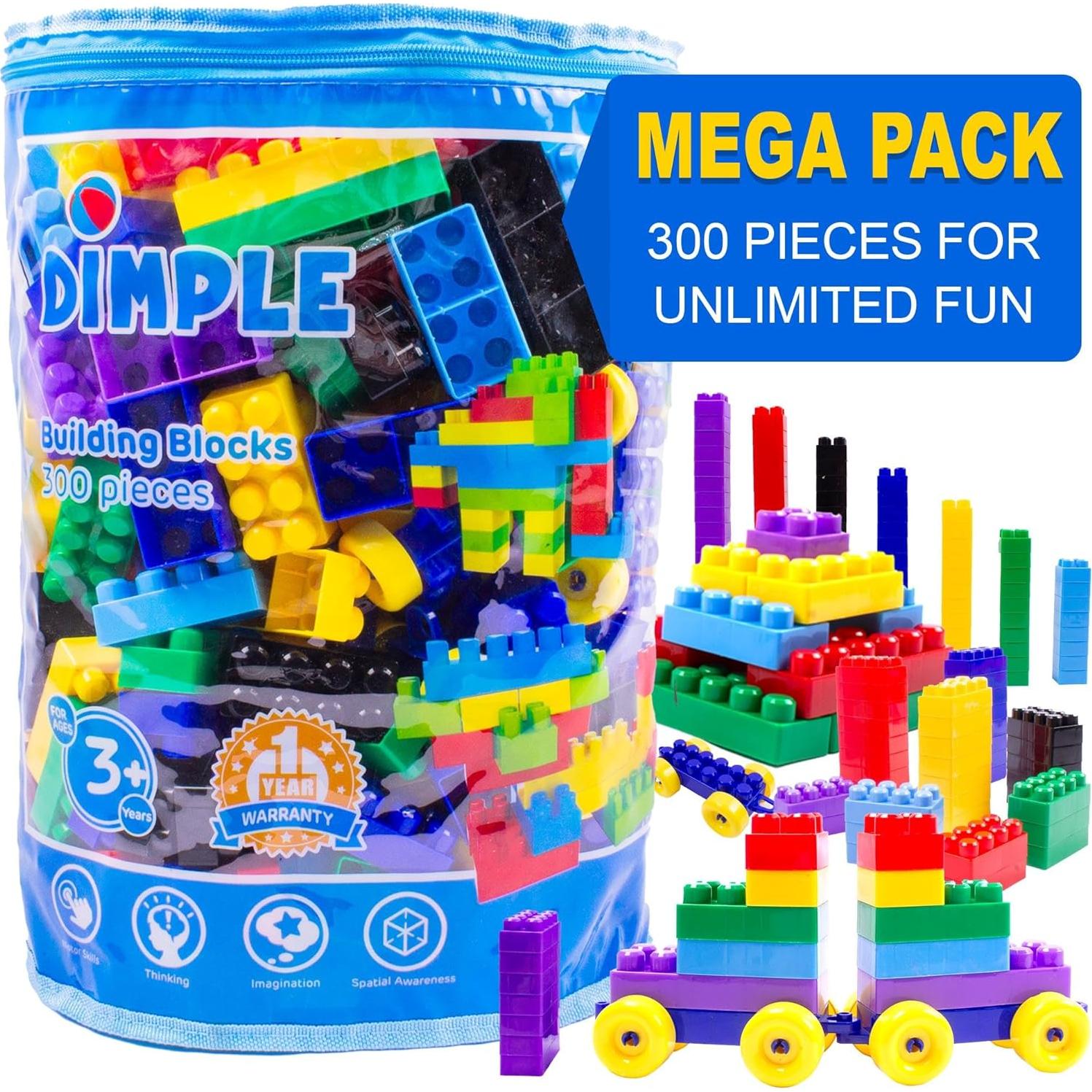 Bloques Dimple 900 Piezas Multicolores para Niños 3+