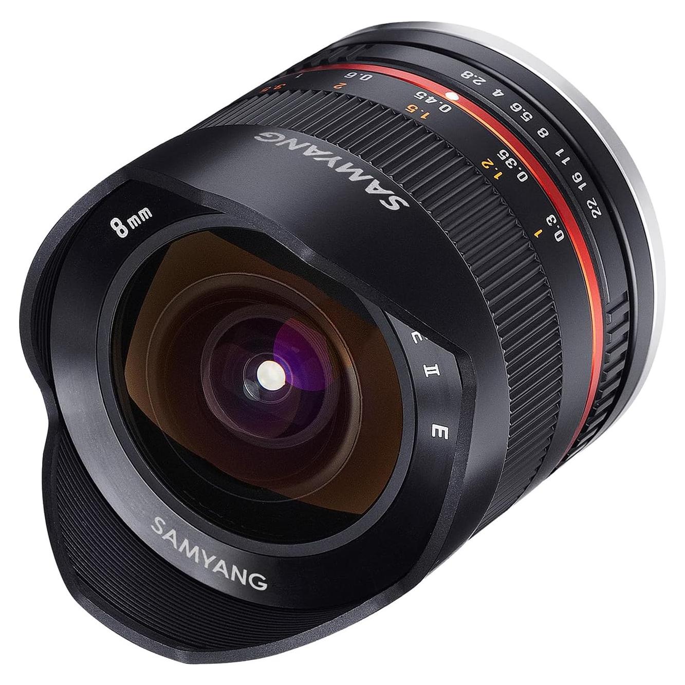 Lente Ojo de Pez Samyang 8mm F2.8 II Enfoque Manual Sony E