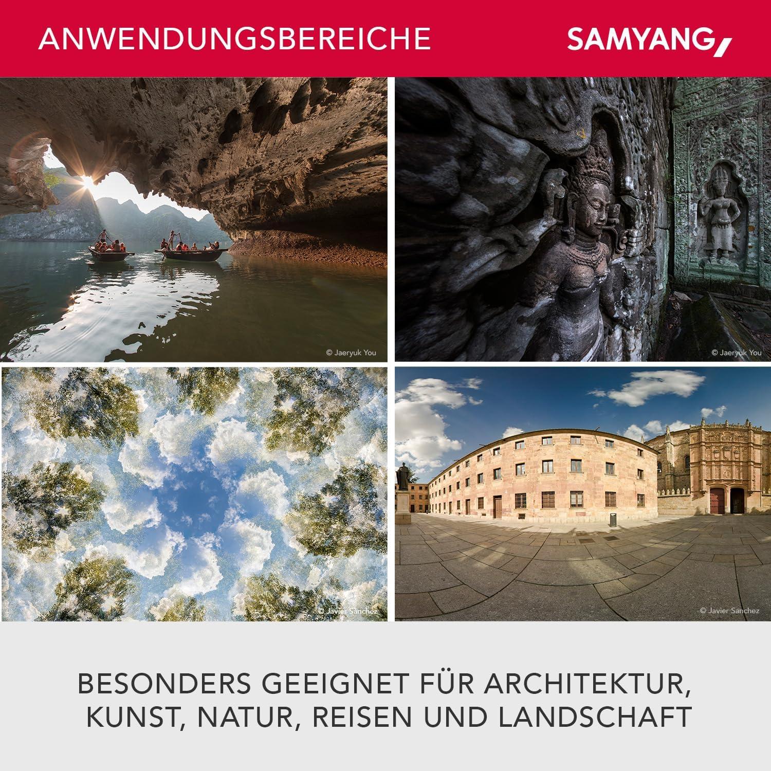 Lente Ojo de Pez Samyang 8mm F2.8 II Enfoque Manual Sony E