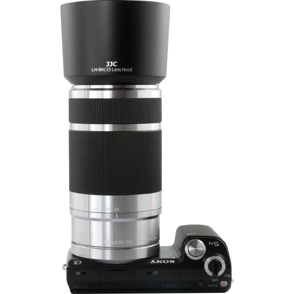 Capucha de lente JJC para Sony E 55-210mm f/4.5-6.3 OSS