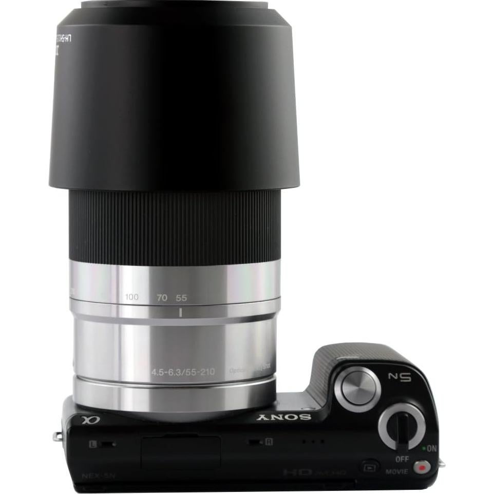 Capucha de lente JJC para Sony E 55-210mm f/4.5-6.3 OSS